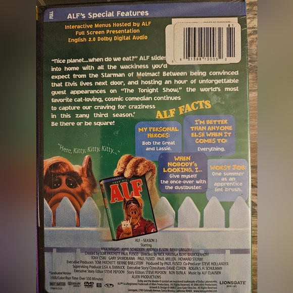 ALF Season 3 and 4 DVD set New Sealed - Picture 4 of 4